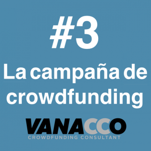 la campaña de crowdfunding
