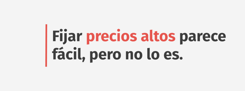 como poner precios