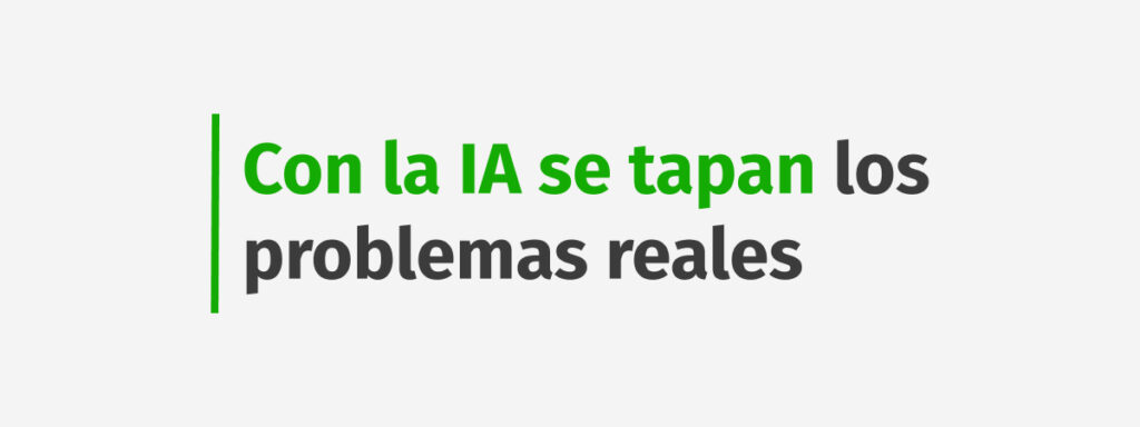 burbuja de la ia