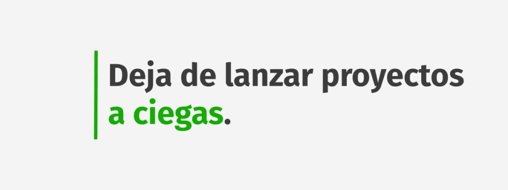 Como lanzar un proyecto en 2027